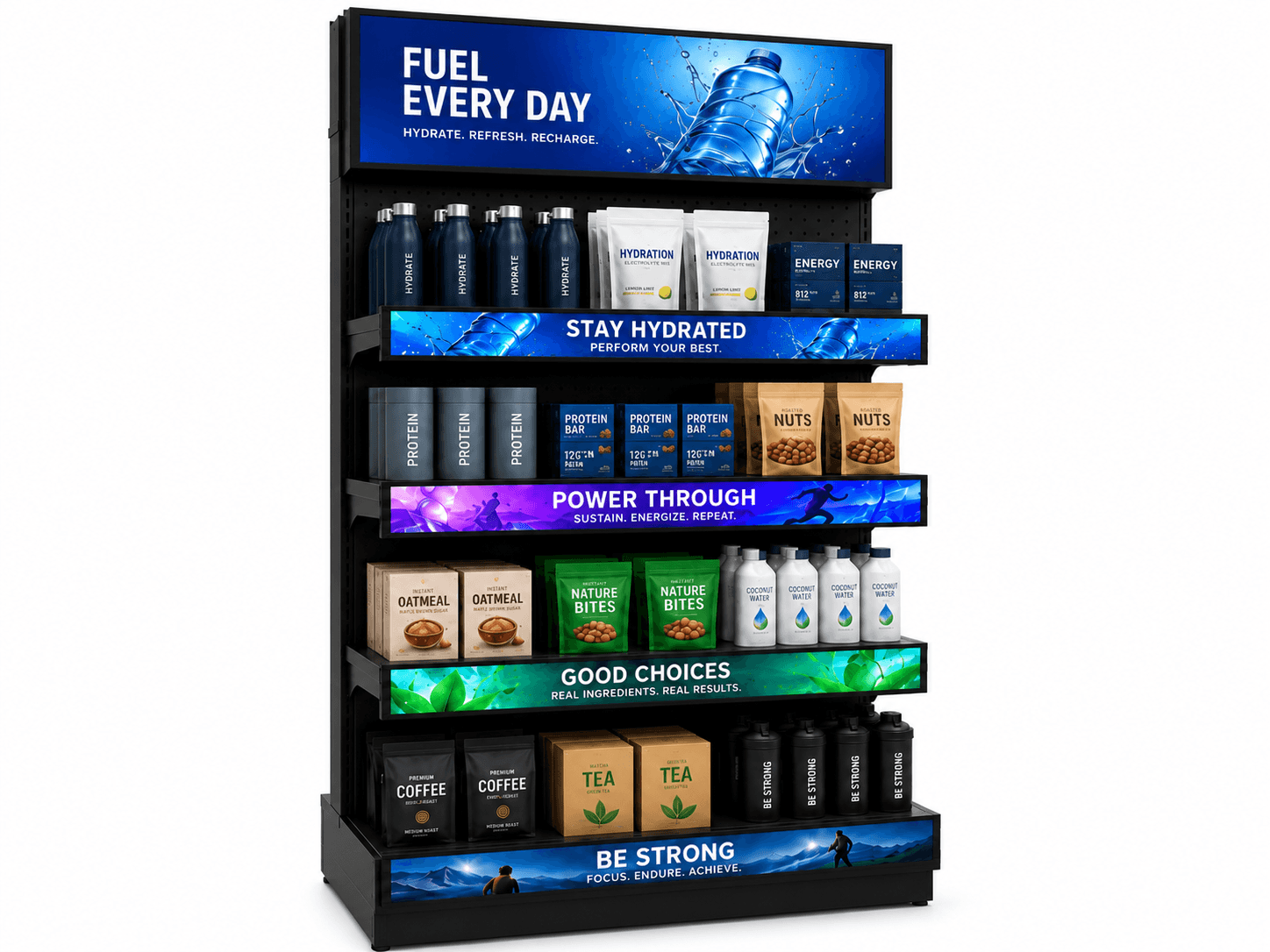 LED Video Shelf